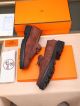 Hermes Red Calfskin Leather Man Shoes 061002 (8)_th.jpg
